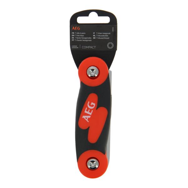 AEG set 7 chiavi 6 lati 2,5-3-4-5-6-8-10mm