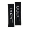 WRC 2 seat belt pads. Black,silver embroidered