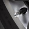 WRC 5 écrous bouchons de valve alu blanc taille standard