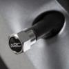 WRC 5 écrous bouchons de valve alu noir taille standard