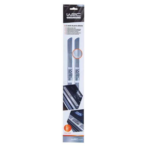 WRC 2 seuils de porte universels alu fixation par adhésifs 48X3,5cm