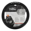 WRC silver imbroidery black steering wheel cover