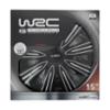 WRC lot de 4 enjoliveurs bicolores pour tout type de roue 15 pouces