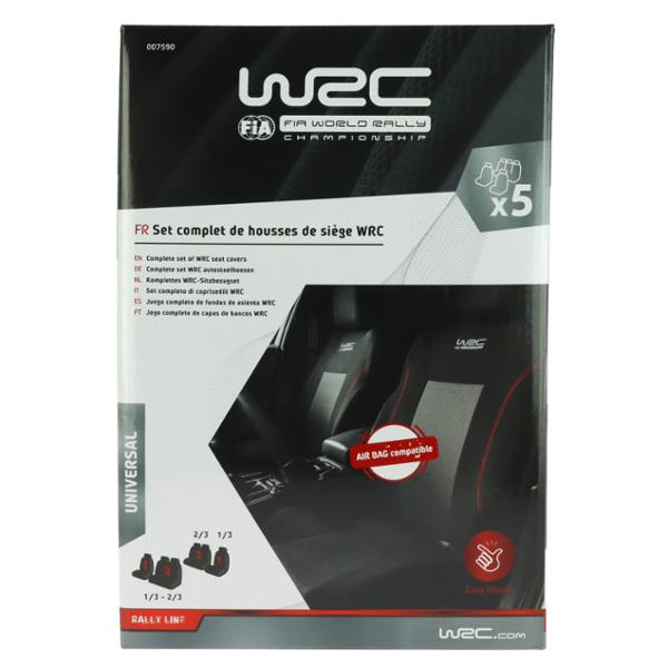 WRC Rally line front-rear seat cover set