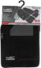 WRC 4 tapis de sol universels en moquette velour noir et surpiqûre rouge