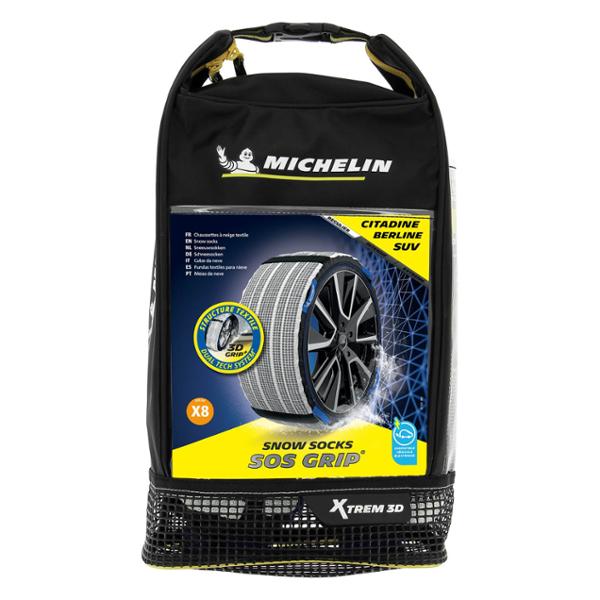 MICHELIN SOS Grip XTREM 3D Chaussettes à Neige Performance X8