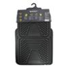 MICHELIN 4 tapis auto PVC noir à sillons type gomme de pneus universels