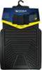 MICHELIN 4 tapis auto PVC noir à sillons type gomme de pneus universels