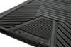 MICHELIN 4 tapis auto PVC noir à sillons type gomme de pneus universels