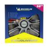 MICHELIN boîte 4 enjoliveurs 14'' NVS 49 bicolore