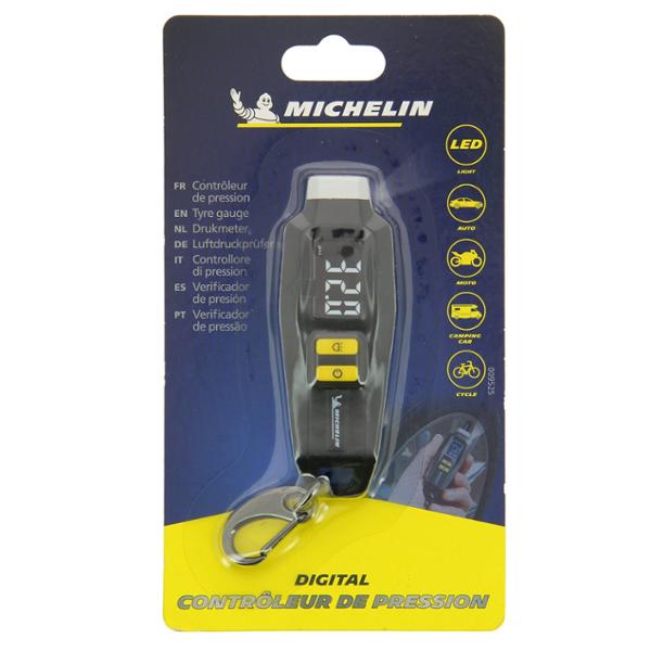 MICHELIN controllore pressione digitale 0,05 a 7 bar + lampada torcia