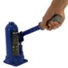 MICHELIN 009559 Cric hydraulique bouteille 3T - Levage 195-385mm - Tige filetée réglable - Poignée confort - Compact et robuste pour voitures, SUV, 4x4