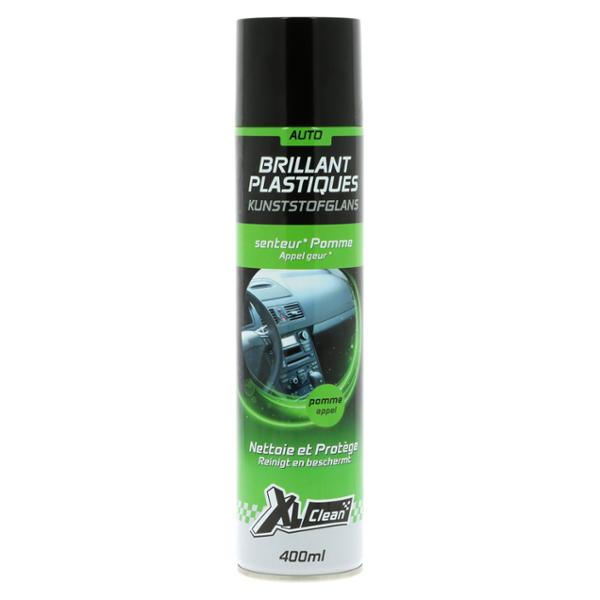 XL CLEAN Nettoyant Brillant plastiques tableau de bord Auto aerosol 400ml pomme