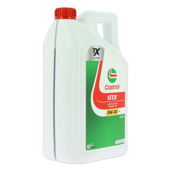 CASTROL GTX 5W-30 C4, Huile Moteur, 5L