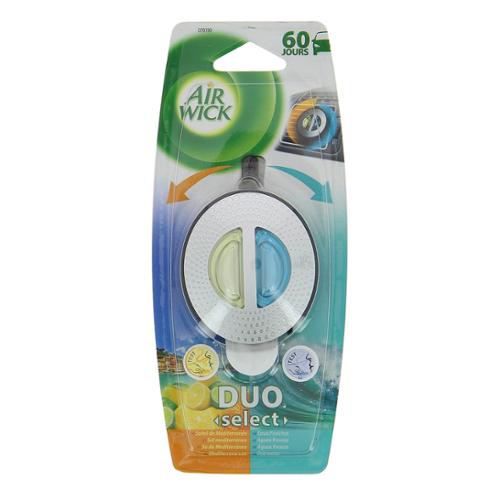 AIR WICK diffuseur duo silver Soleil Médit/eau fraîche
