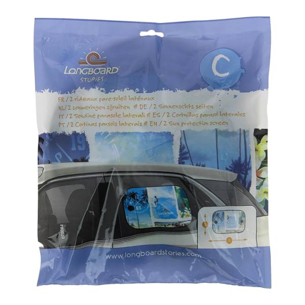 LONGBOARD Beach 2 side sunscreens for MPV