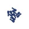 XLTECH 10 capicorda piatti/femmine/guaina blu 6,35mm sezione 1-2,5mm2