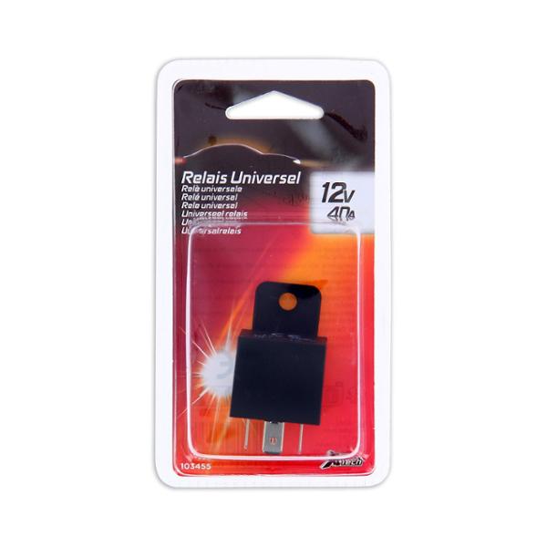 XLTECH universal relay, 4 pins, 12V 30A