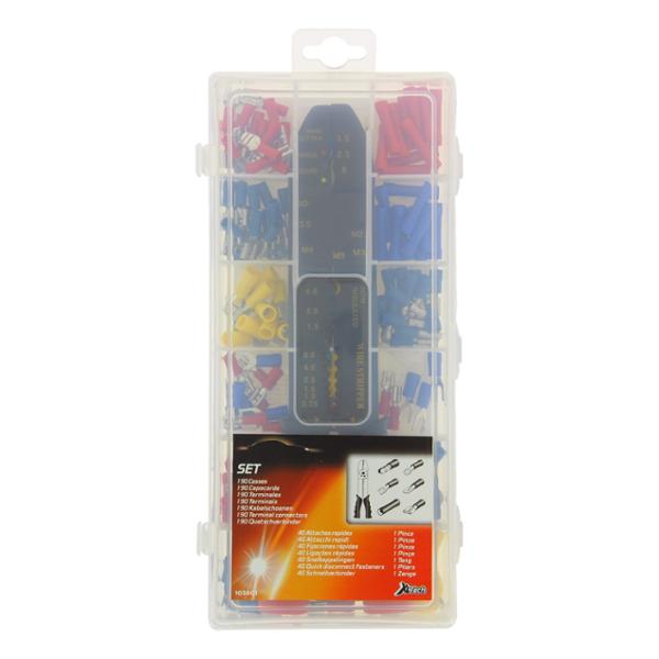 XLTECH set des cosses pince colliers 190 cosses 40 attaches rapides