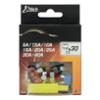 XLTECH 30 fusibili a spina + mini + morsetto