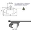 Green Valley 2 barres de toit Alu TRAX 135cm