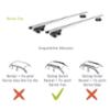 Green Valley 2 barres de toit Alu TRAX 135cm