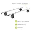 GREEN VALLEY 2 barre EasyOne alluminio n°84