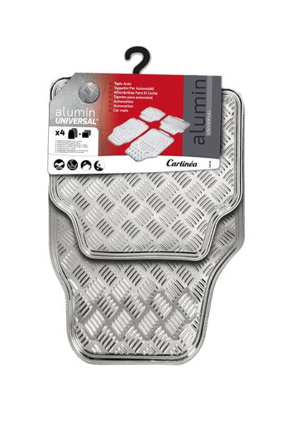 CARLinéa 4 tappeti CROMO. PVC alluminio