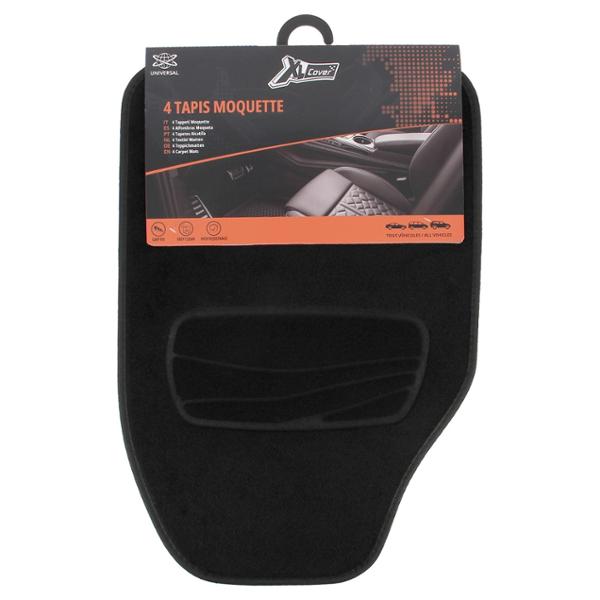 XL COVER 4 tappeti universali neri