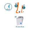 FIDELAMI kit 2 togli-zecca