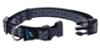 FIDELAMI Collier Réfléchissant Chien, Motif géométrique, Noir, M 35 à 48 cm