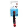 FIDELAMI Collier pour Chien, Boucle Textile Silencieuse, Rouge, S 25 à 35 cm