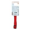 FIDELAMI Collier pour Chien, Boucle Textile Silencieuse, Rouge, M 30 à 45 cm