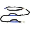 FIDELAMI Laisse Ceinture Mains Libres, Extensible, 2 poignées, 130 à 170 cm