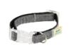 FIDELAMI Collier pour Chien, en Tissus Recyclé, Gris Chiné, S : 23 à 35 cm