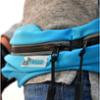 FIDELAMI Laisse de sport : ceinture mains libre et laisse anti chocs, 2 poches