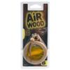 AirLinea désodorisant auto parfum vanille médaillon bois à suspendre