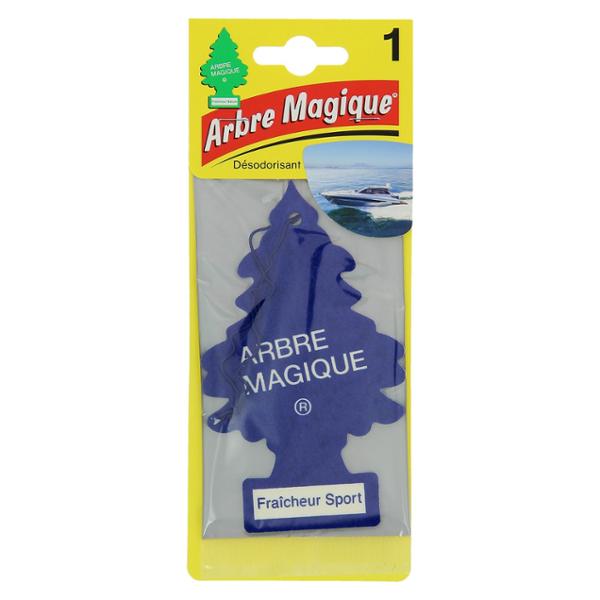 ARBRE MAGIQUE carte parfumée à suspendre au rétroviseur parfum fraîcheur sport