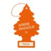 ARBRE MAGIQUE carte parfumée à suspendre au rétroviseur parfum pêche