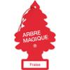ARBRE MAGIQUE carte parfumée à suspendre au rétroviseur parfum fraise