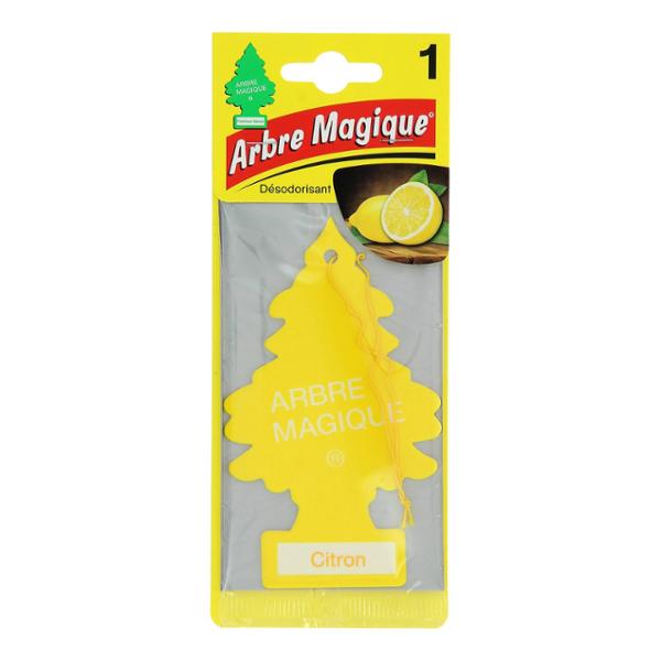 ARBRE MAGIQUE carte parfumée à suspendre au rétroviseur parfum citron