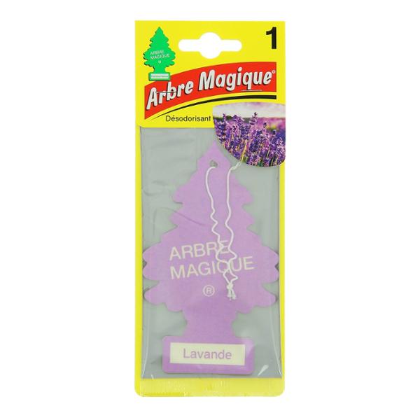 ARBRE MAGIQUE carte parfumée à suspendre au rétroviseur parfum lavande
