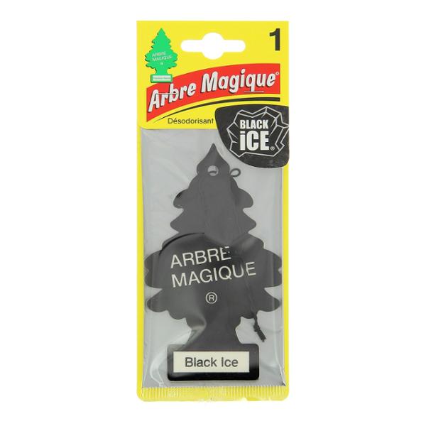 ARBRE MAGIQUE carte parfumée à suspendre au rétroviseur Black Classic