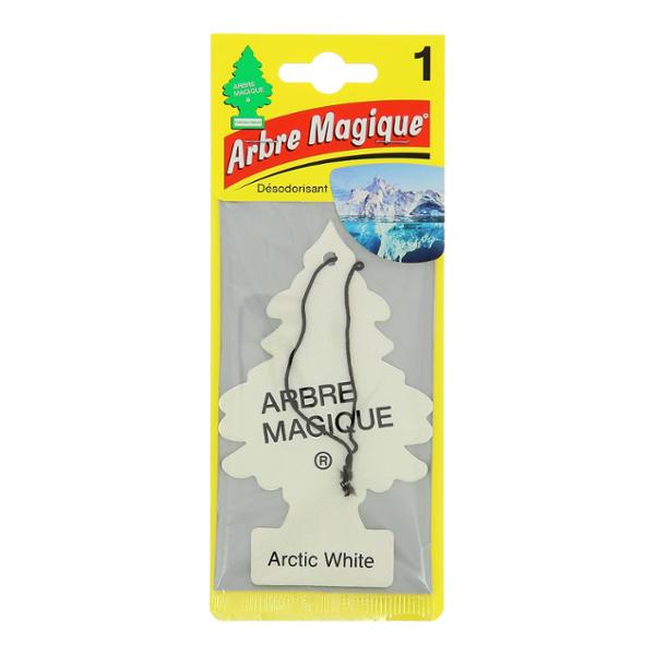 ARBRE MAGIQUE carte parfumée à suspendre au rétroviseur Artic White