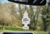 ARBRE MAGIQUE carte parfumée à suspendre au rétroviseur Artic White