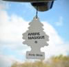 ARBRE MAGIQUE carte parfumée à suspendre au rétroviseur Artic White