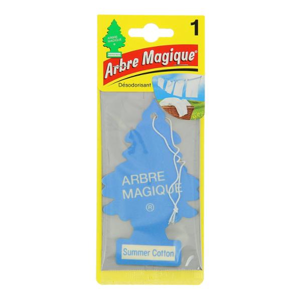 ARBRE MAGIQUE carte parfumée à suspendre au rétroviseur Summer Cotton