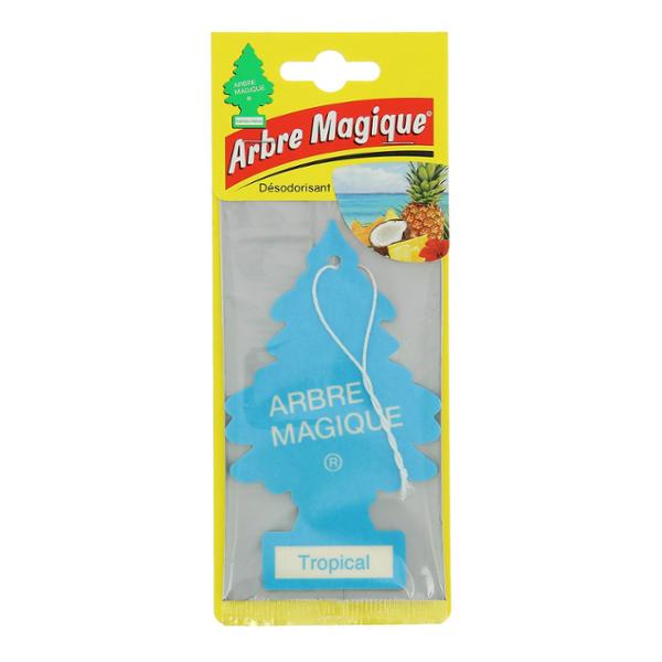 ARBRE MAGIQUE carte parfumée à suspendre au rétroviseur Tropical