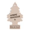 Carte parfumée du plus mythique des sapins, à suspendre par un élastique au rétroviseur.
Sapin au parfum original de coco, pour une ambiance tropicale dans le véhicule.
Un classique indémodable apprécié par tous.