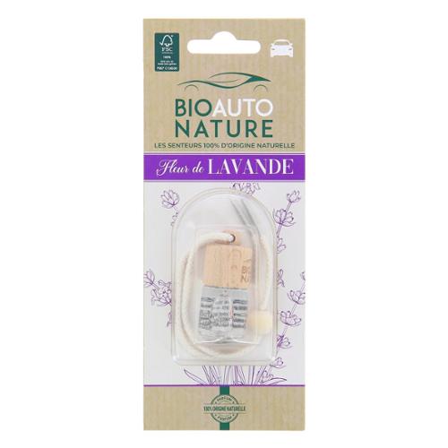 BIO AUTO NATURE Désodorisant Voiture, Flacon Parfum, Senteur Fleur de Lavande